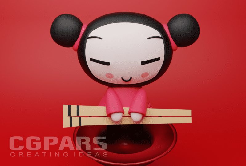 مدلسازی کاراکتر کارتونی در بلندر