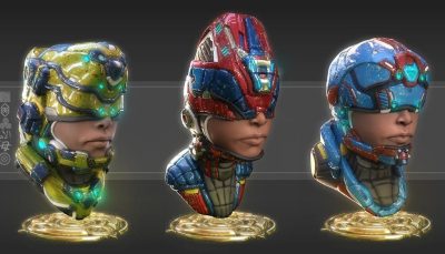 طراحی و رندر کاراکتر علمی تخیلی در keyshot و zbrush