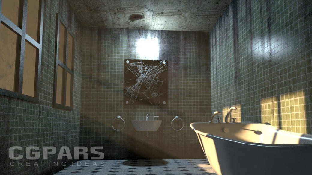 رندر دکوراسیون داخلی توسط آرنولد