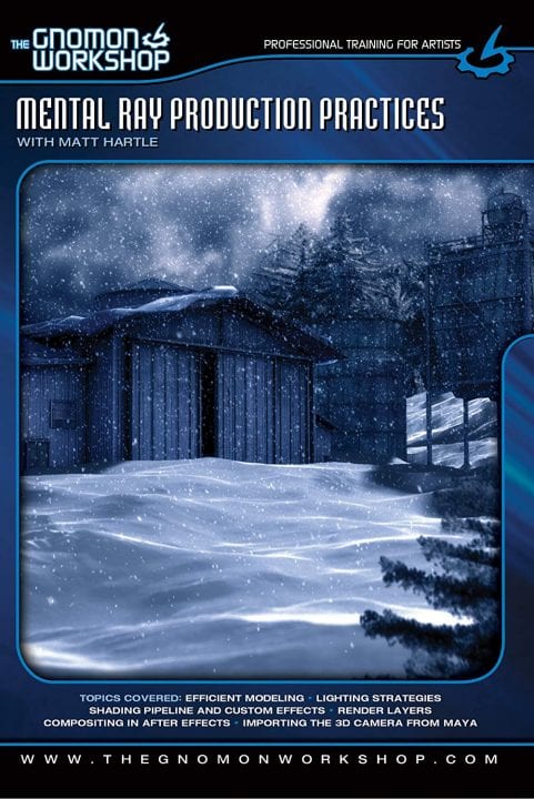 آموزش ایجاد برف در Mental Ray و Maya