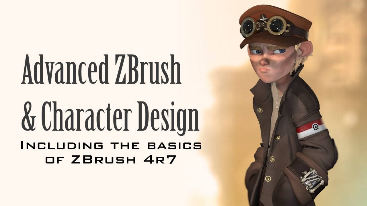 آموزش طراحی و رندر کاراکتر پسربچه فانتزی در زیبراش و کی شات CGPARS