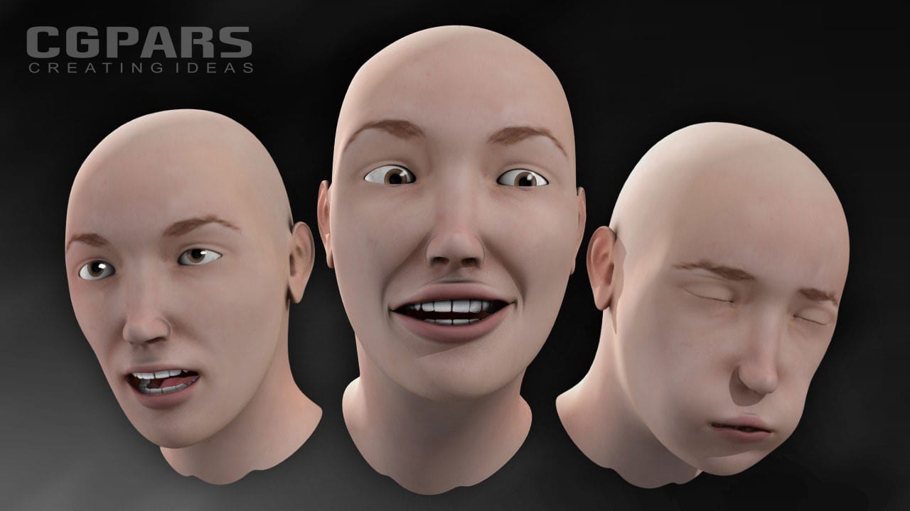 آموزش انیمیت صورت در مایا