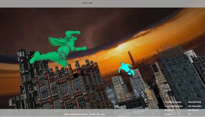 آموزش انیمیت مبارزه دو ابر قهرمان در مایا