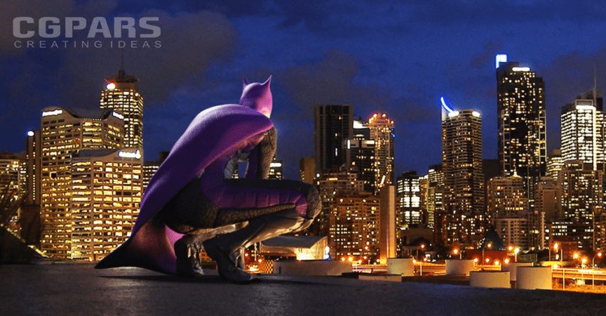 رندرینگ کاراکتر بتمن در مایا و آرنولد