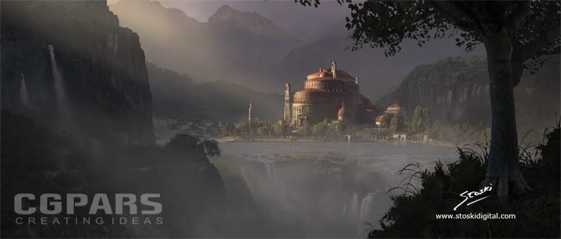 آموزش طراحی کانسپت دیجیتالی منظره در فتوشاپ