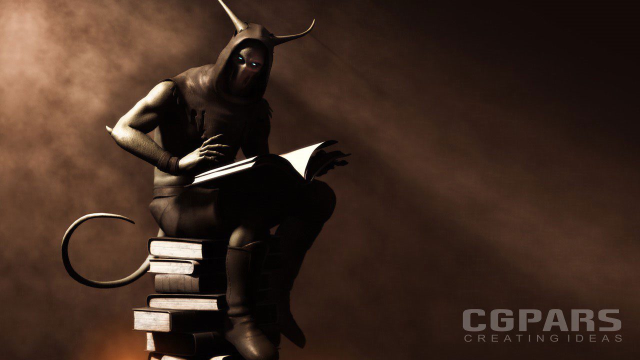 مدلسازی کاراکتر فانتزی ترسناک در مایا