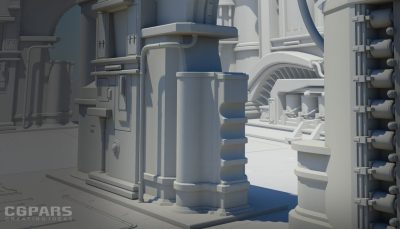 مدل سازی 3 بعدی محیط بیرونی برای تولید بازی در مایا