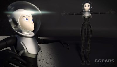 مدلسازی پیشرفته کاراکتر کارتونی در مایا