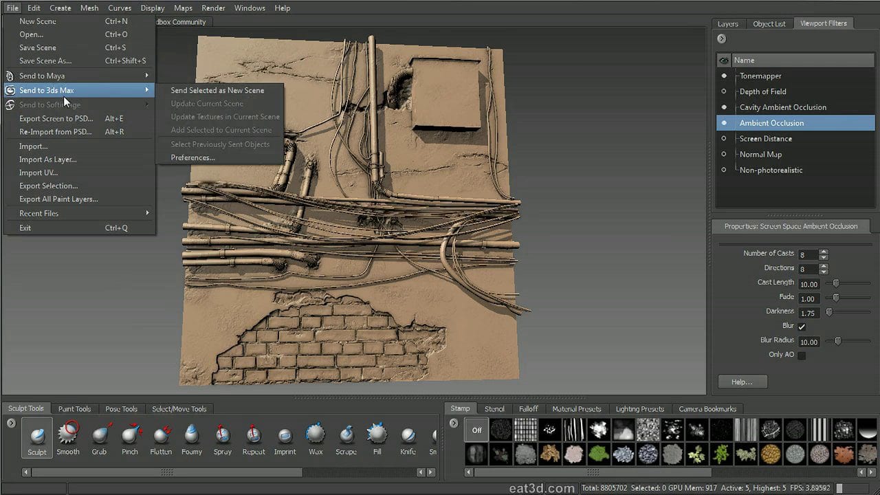 آموزش مقدماتی جامع برای mudbox
