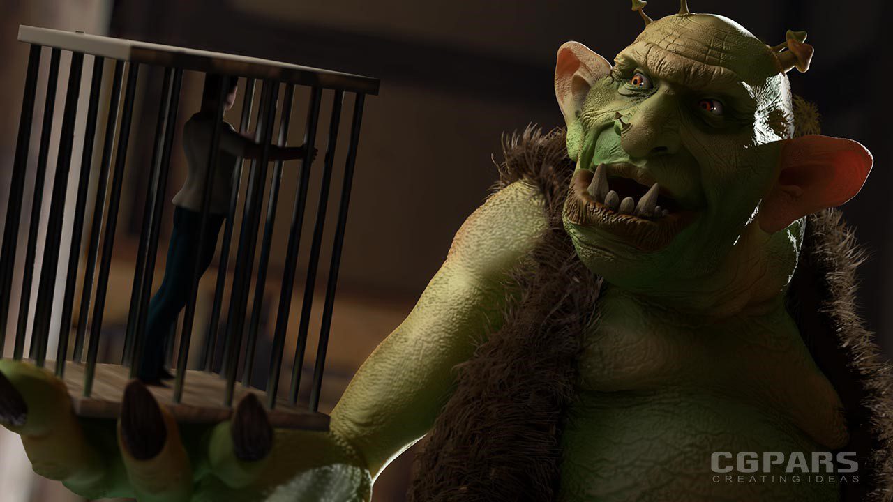 مدلسازی کاراکتر غول برای پرینت سه بعدی