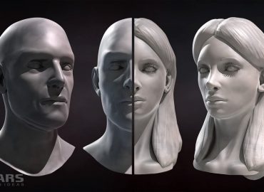 اسکالپ دیجیتالی چهره های مرد و زن در ZBrush