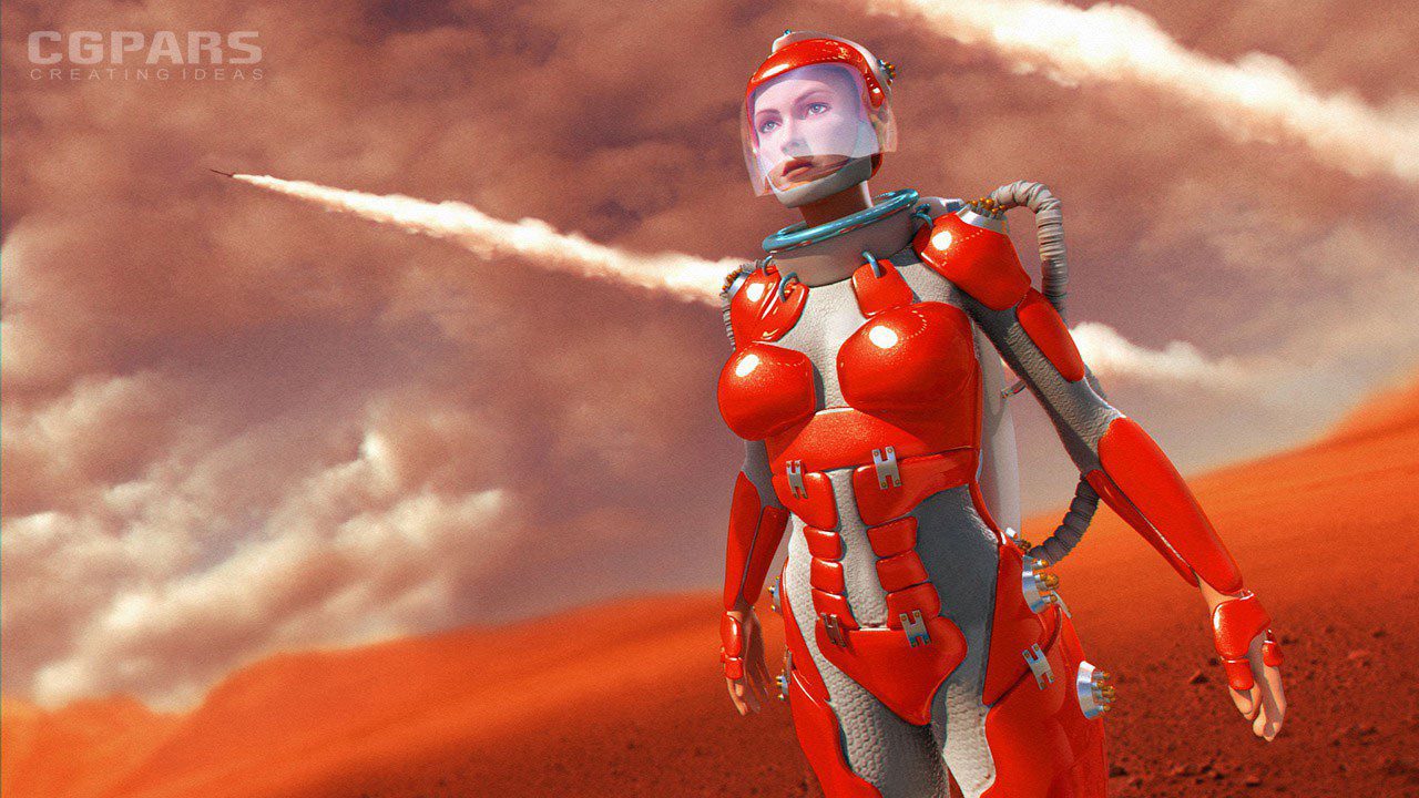 مدلسازی زره جنگی زنانه در ZBrush