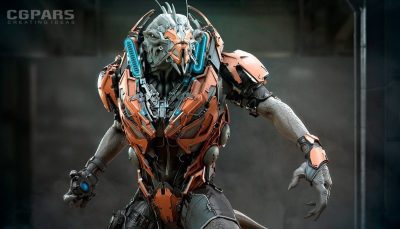 اسکالپ حرفه ای روبات برای فیلم در زیبراش