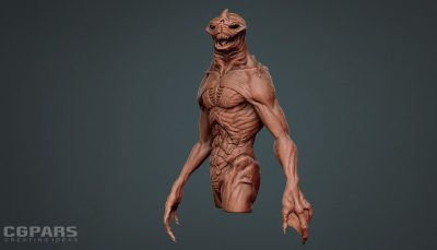 مدلسازی یک هیولای دریایی در Maya و ZBrush