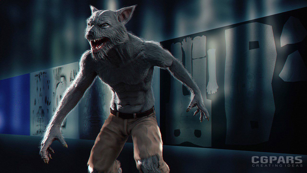 مدلسازی سریع کاراکتر گرگینه در زیبراش