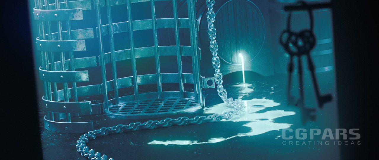 مدلسازی سیاهچال فانتزی در بلندر