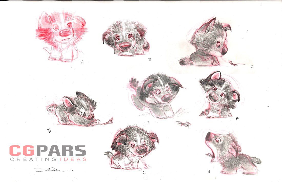 آموزش طراحی کاراکتر حیوانات