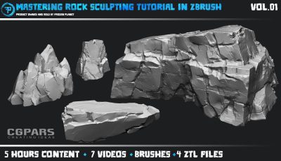 تسلط بر اسکالپ سنگ در Zbrush