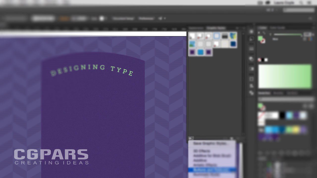 انواع طراحی Illustrator CC با سبک های گرافیکی