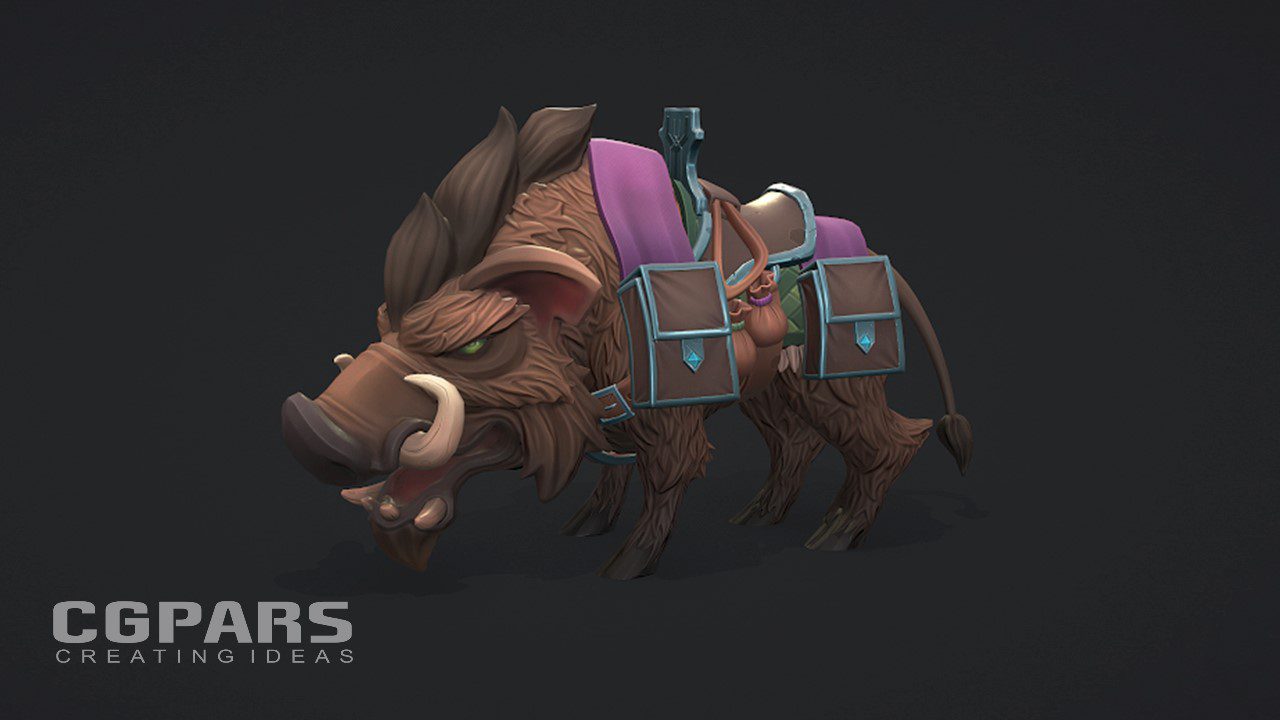 مدل سازی و بافت حیوانات برای بازی ها