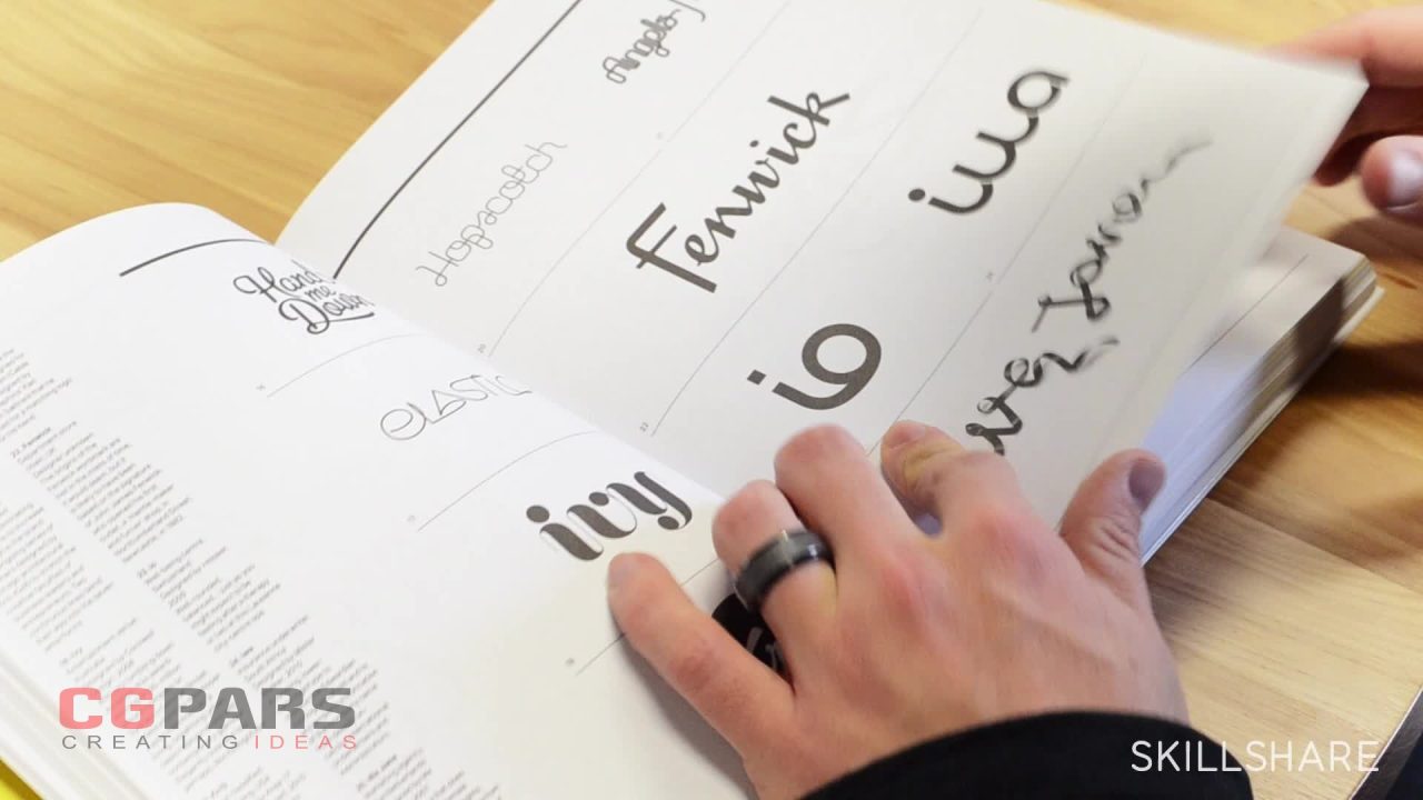 طراحی لوگو تایپ و علامت های تجاری با تایپوگرافی