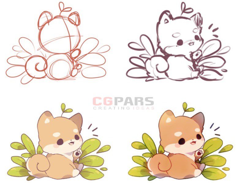 ایجاد تصاویر زیبا و ساده در Procreate