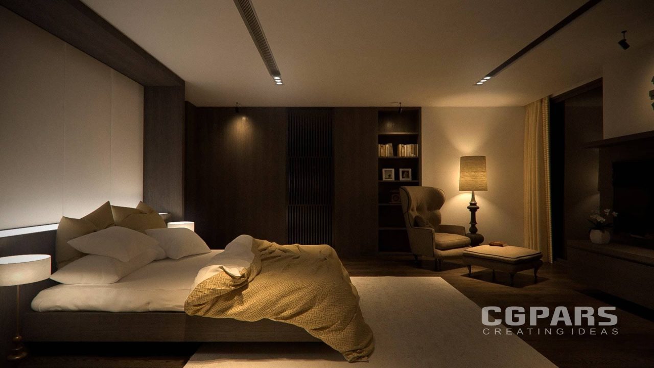 نورپردازی و رندرینگ دکوراسیون داخلی در VRay