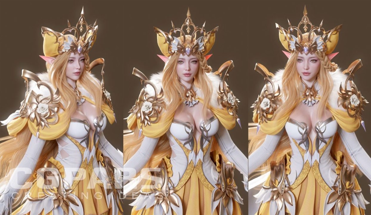 مدلسازی کاراکتر زن برای چاپ سه‌ بعدی