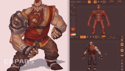 مجسمه سازی شخصیت های بازی در ZBrush