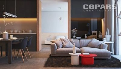 رندرگیری داخلی سه‌بعدی با 3ds Max و V-Ray 5