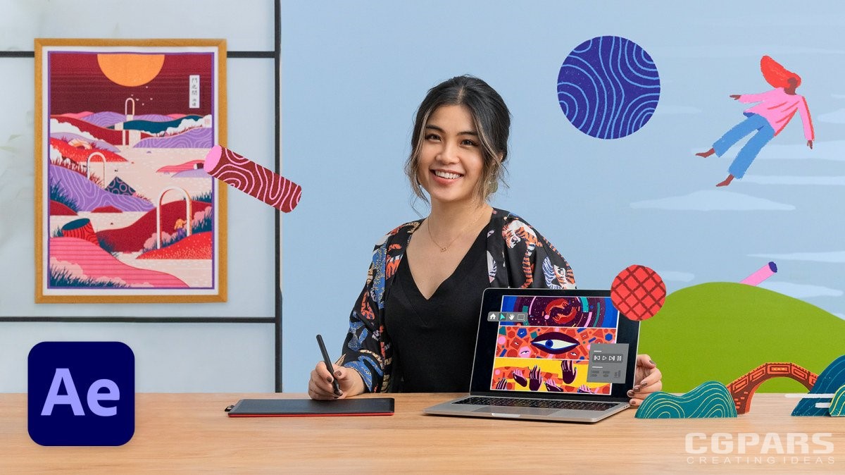 ترنزیشن‌های انیمیشنی با تصویرسازی 2D و After Effects