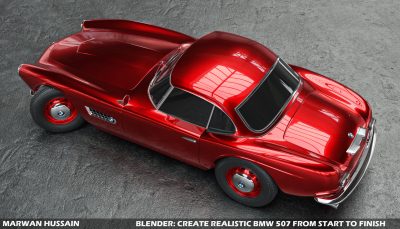 مدلسازی BMW 507 واقع‌گرایانه از 0 تا 100