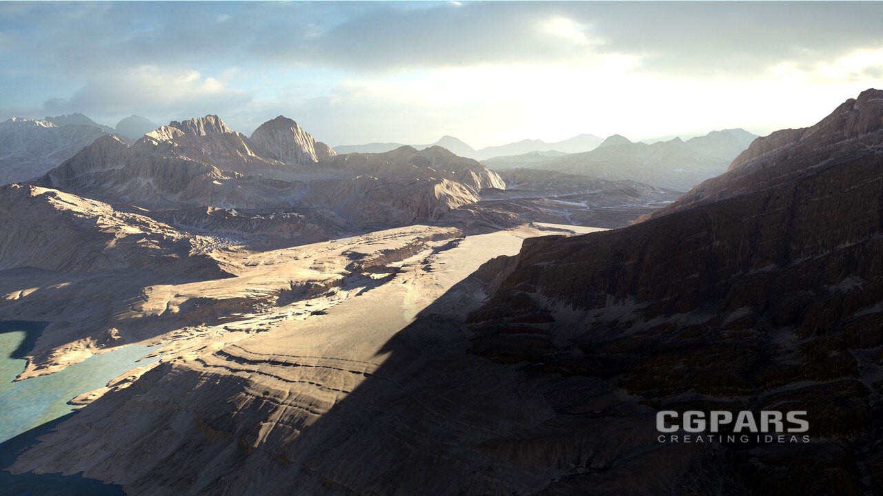 ساخت محیط‌های طبیعی با Gaea و Houdini