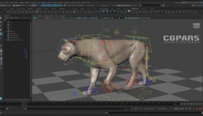 ساخت ریگ چهارپا برای انیمیشن