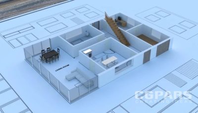 طراحی و انیمیشن معماری در Blender 