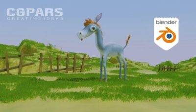  آموزش مدلسازی کاراکتر کارتونی در بلندر