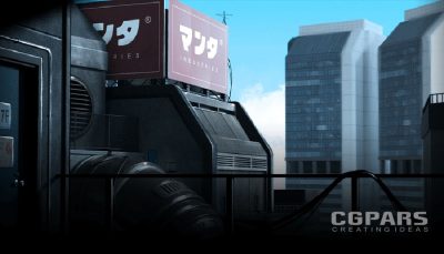 ساخت منظره‌ی علمی‌تخیلی به سبک انیمه در Blender