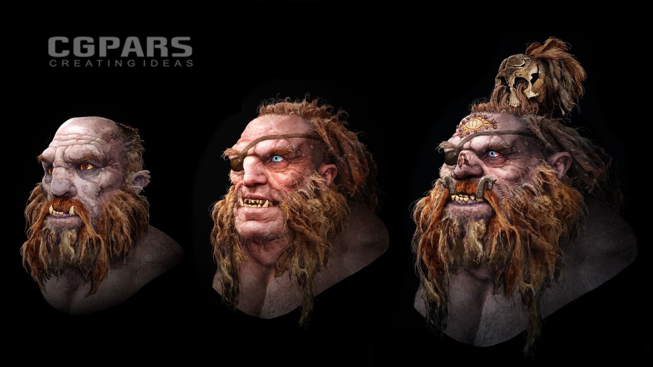 کانسپت کاراکتر تخیلی برای فیلم