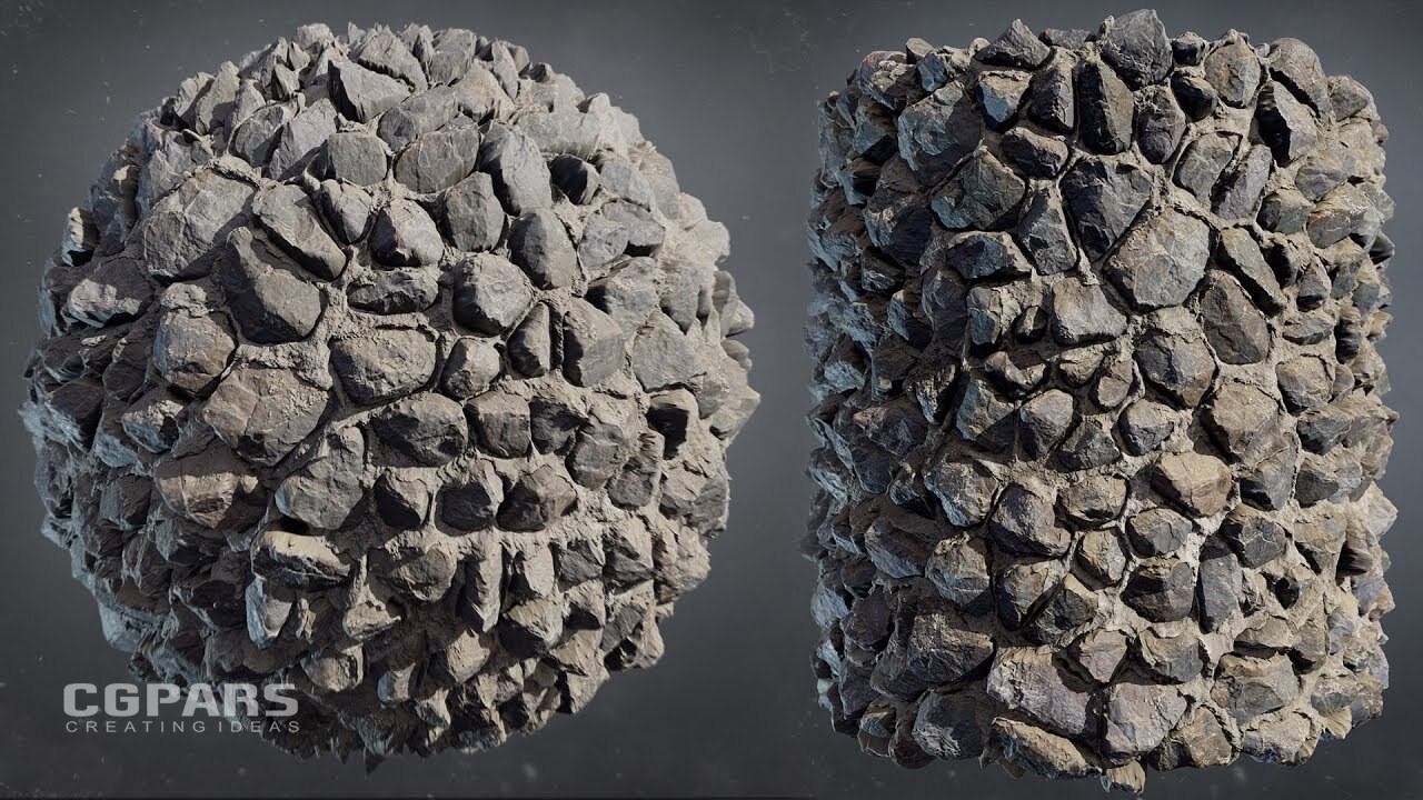 ساخت متریال دیوار سنگی در Substance Designer