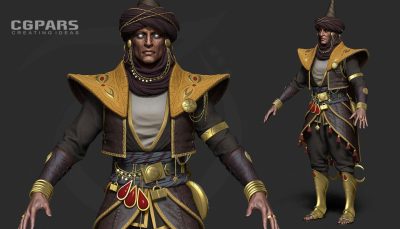 مدلسازی کاراکتر جنگجو برای بازی : قسمت ۱