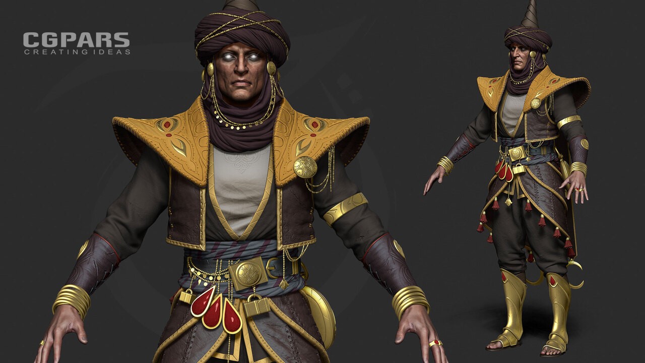 مدلسازی کاراکتر جنگجو برای بازی : قسمت ۱